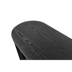 Console large plateau pieds incurvés, 152 cm