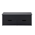 Table basse relevable avec compartiment de rangement caché et 2 tiroirs