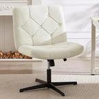 Chaise de bureau sans accoudoirs ni roulettes