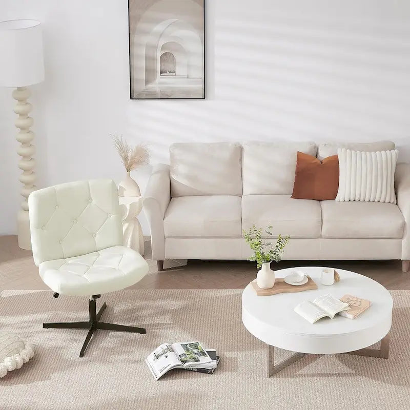 Chaise de bureau sans accoudoirs ni roulettes