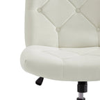 Chaise de bureau sans accoudoirs ni roulettes