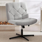 Chaise de bureau sans accoudoirs ni roulettes