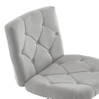 Chaise de bureau sans accoudoirs ni roulettes