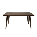 Ensemble de salle à manger 7 pièces de style Mid-Century avec table rectangulaire et 6 chaises rembourrées