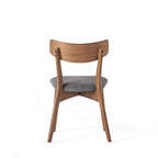 Ensemble de salle à manger 7 pièces de style Mid-Century avec table rectangulaire et 6 chaises rembourrées