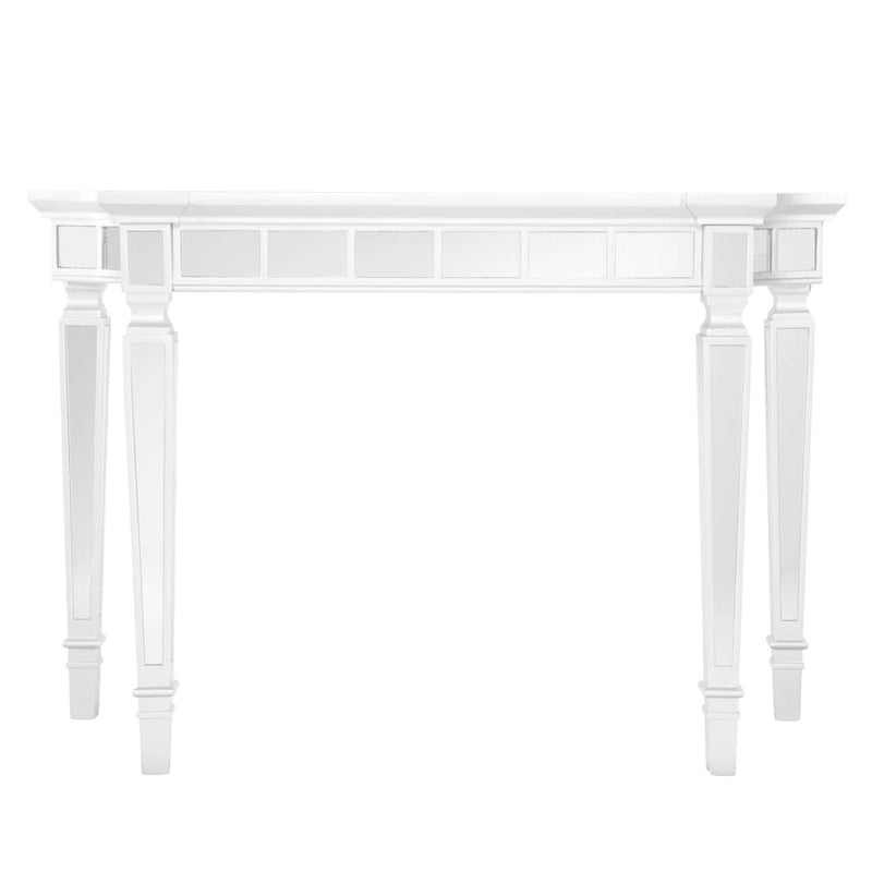 Console miroir glamour au fini argenté