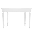 Console miroir glamour au fini argenté