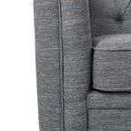 Causeuse capitonnée en similicuir Cantrell Contemporary