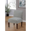 Fauteuil crapaud capitonné en polyester, 23.5"L x 28"P x 34"H