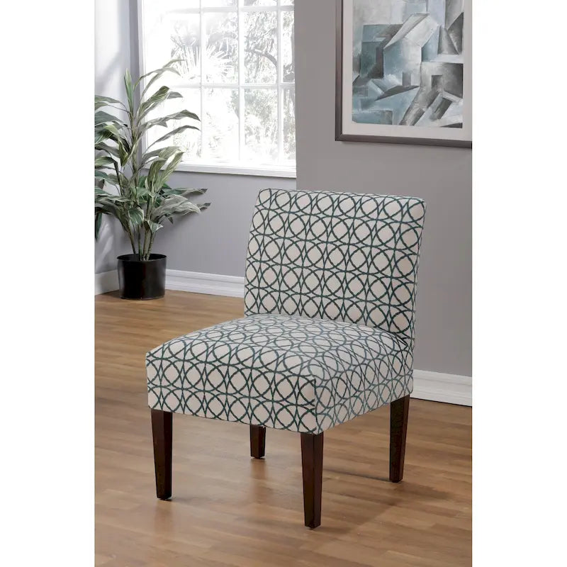 Fauteuil crapaud capitonné en polyester, 23.5"L x 28"P x 34"H
