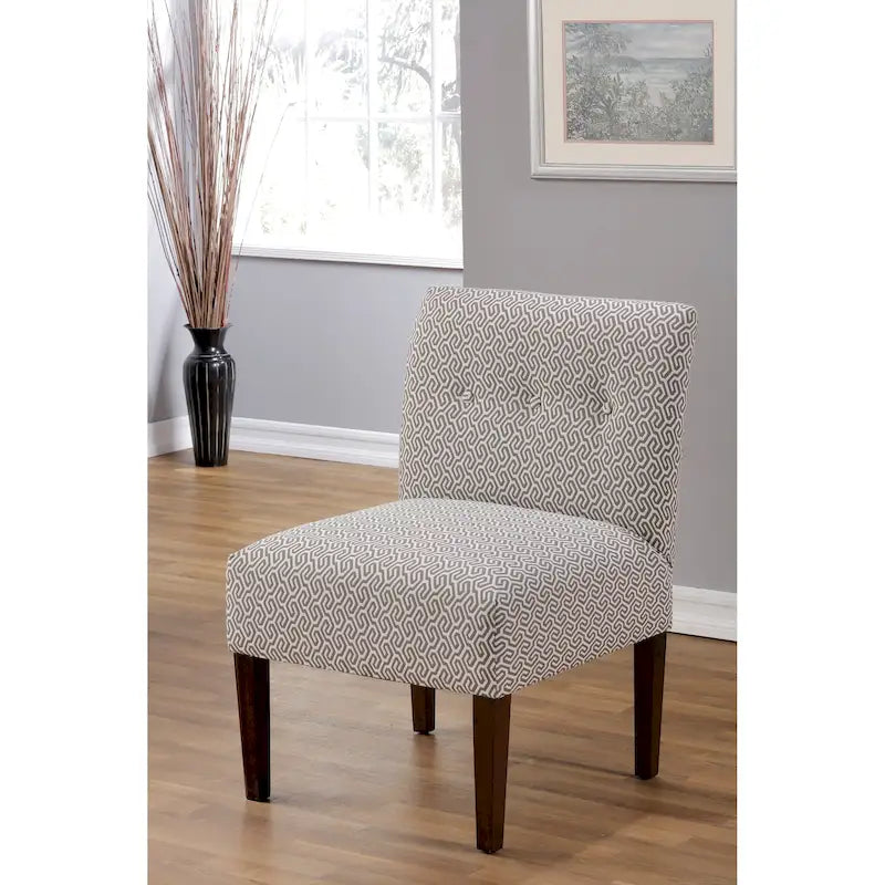 Fauteuil crapaud capitonné en polyester, 23.5"L x 28"P x 34"H