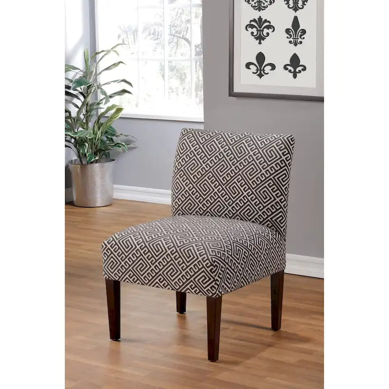 Fauteuil crapaud capitonné en polyester, 23.5"L x 28"P x 34"H