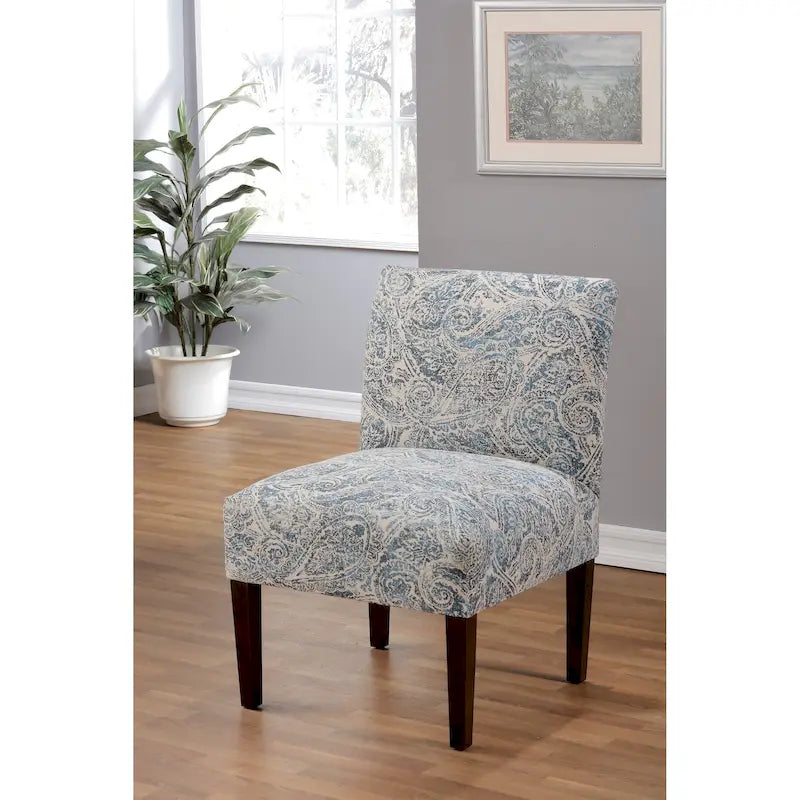 Fauteuil crapaud capitonné en polyester, 23.5"L x 28"P x 34"H