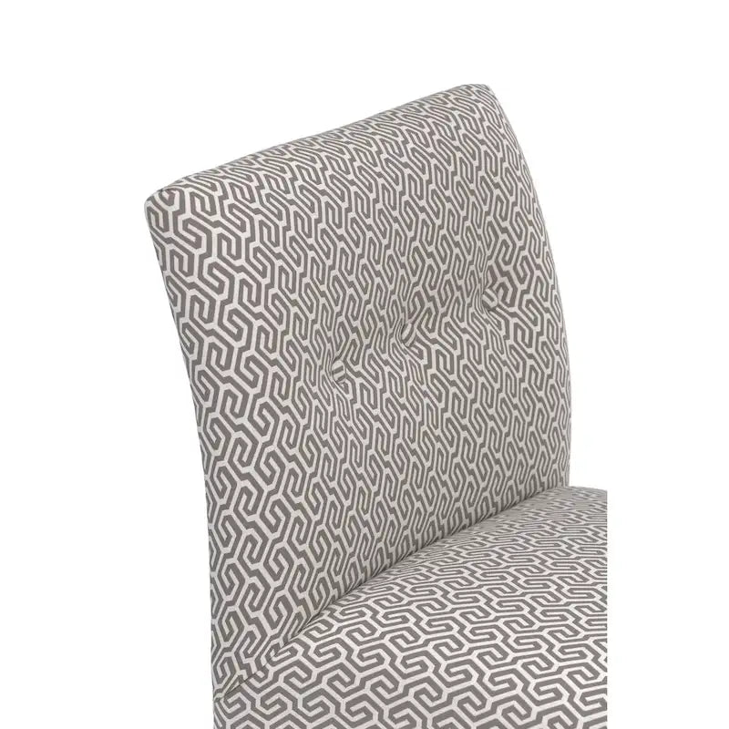 Fauteuil crapaud capitonné en polyester, 23.5"L x 28"P x 34"H