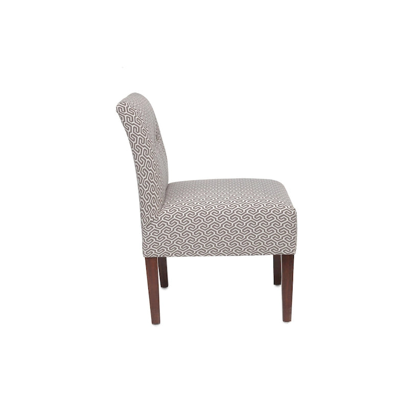 Fauteuil crapaud capitonné en polyester, 23.5"L x 28"P x 34"H