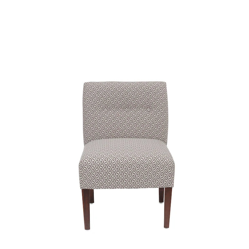 Fauteuil crapaud capitonné en polyester, 23.5"L x 28"P x 34"H