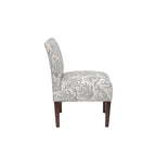 Fauteuil crapaud capitonné en polyester, 23.5"L x 28"P x 34"H