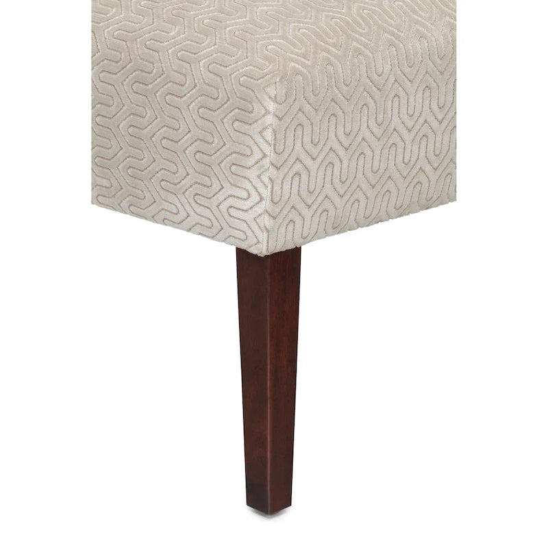 Fauteuil crapaud capitonné en polyester, 23.5"L x 28"P x 34"H