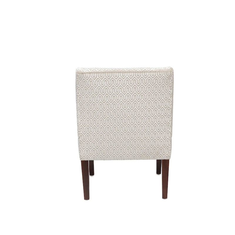 Fauteuil crapaud capitonné en polyester, 23.5"L x 28"P x 34"H