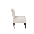 Fauteuil crapaud capitonné en polyester, 23.5"L x 28"P x 34"H