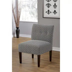 Fauteuil crapaud capitonné en polyester, 23.5"L x 28"P x 34"H
