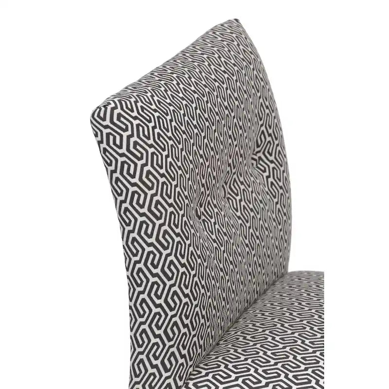 Fauteuil crapaud capitonné en polyester, 23.5"L x 28"P x 34"H