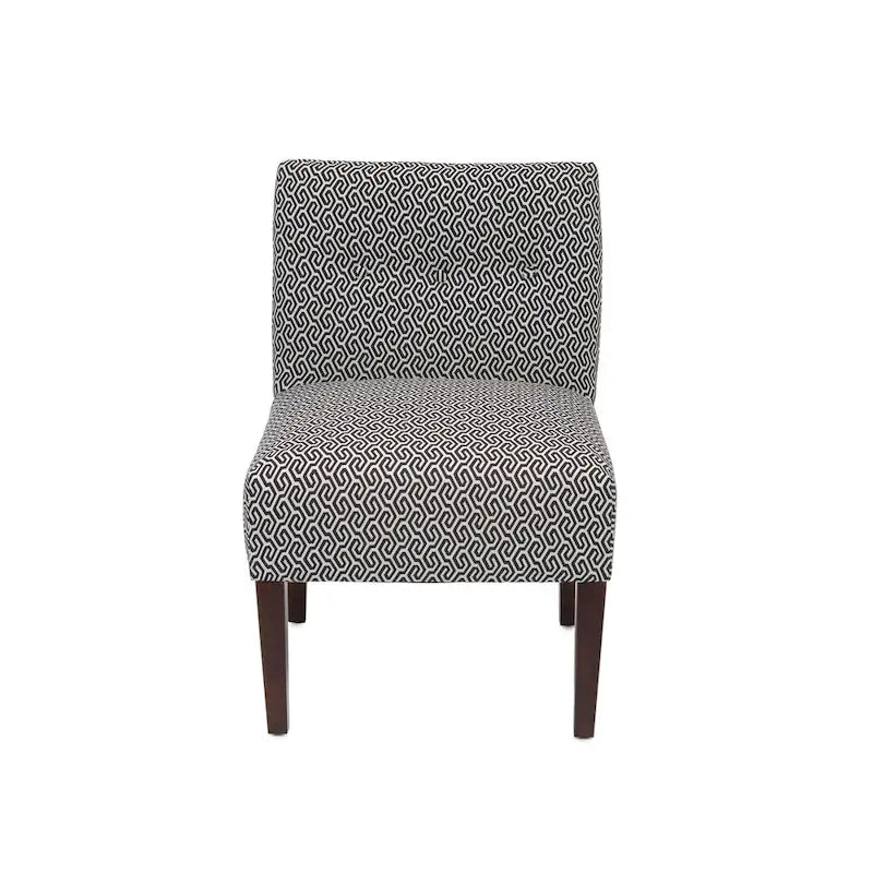 Fauteuil crapaud capitonné en polyester, 23.5"L x 28"P x 34"H