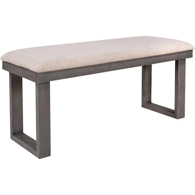 Ensemble de salle à manger en bois massif 6 pièces