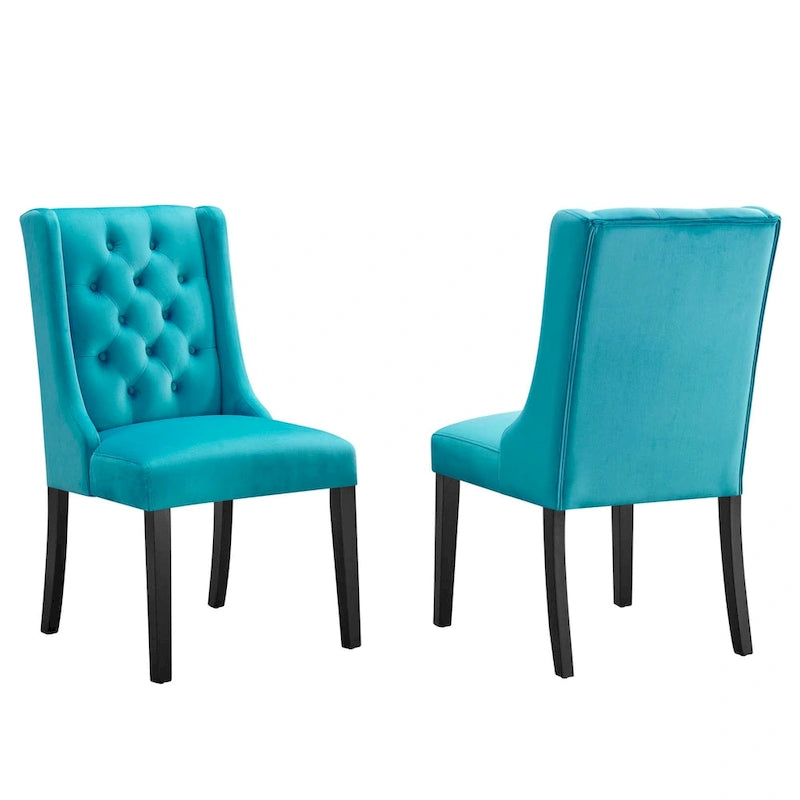 Canapé convertible 3 places 183 cm en velours bleu avec lit gigogne