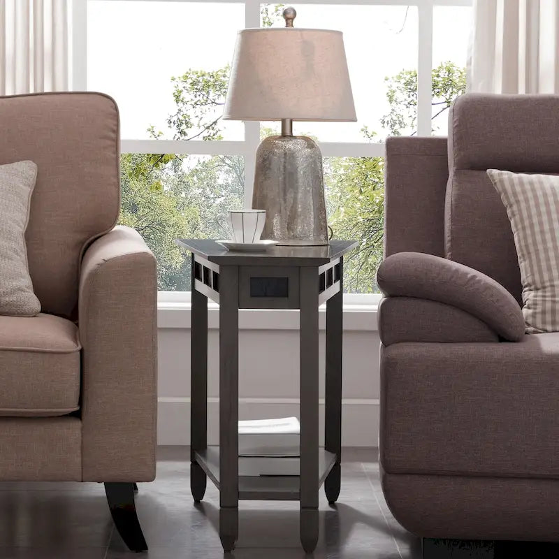 Table d'appoint compensée pour fauteuils inclinables