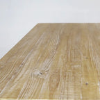 Table à manger rectangulaire en pin massif