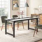 Table de conférence à piètement métallique, 180 cm (L) x 79 cm (l) x 74 cm (H)