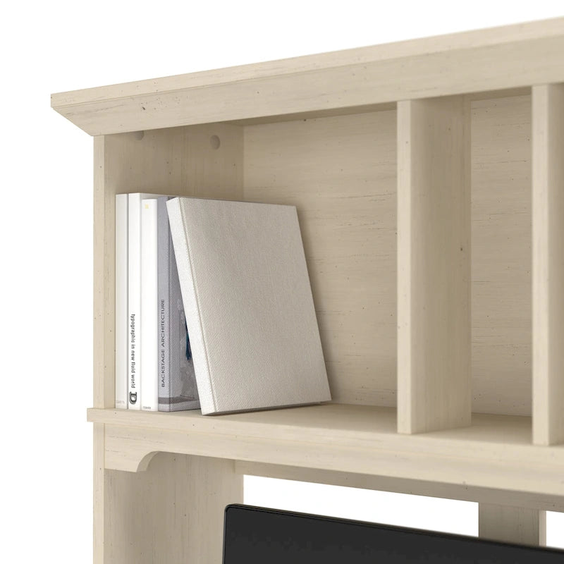 Bureau en L 60 po avec huche de rangement
