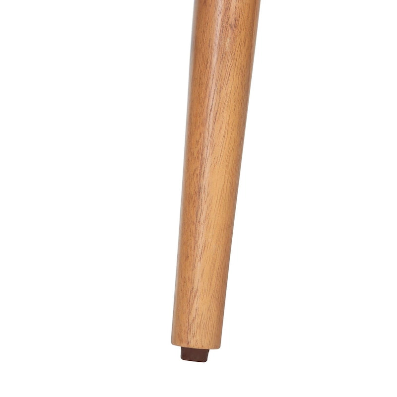 Commode à 3 tiroirs du milieu du siècle avec accents en rotin, 91,4 cm L x 45,7 cm P x 91,4 cm H