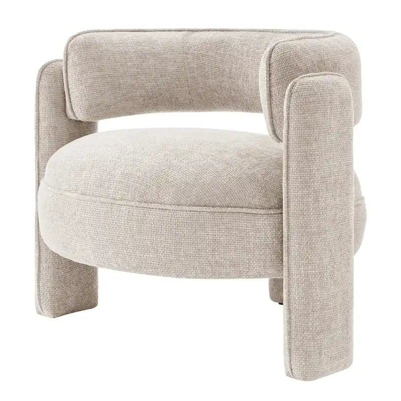 Fauteuil d'appoint en tissu Rebecca