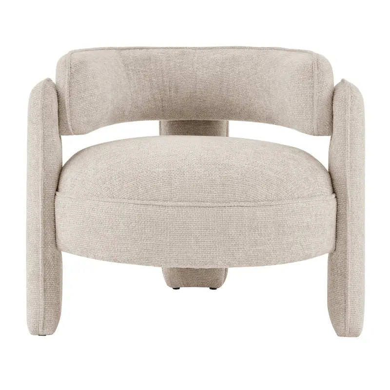 Fauteuil d'appoint en tissu Rebecca