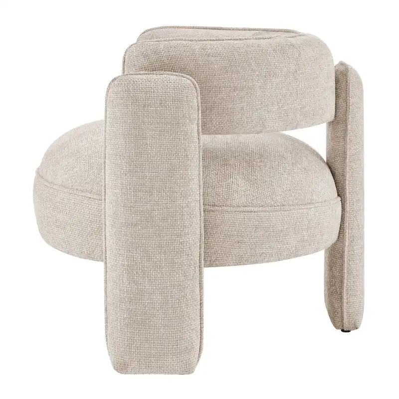 Fauteuil d'appoint en tissu Rebecca