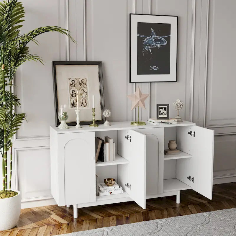 Fauteuil d'appoint en tissu chenille avec accoudoirs circulaires