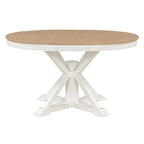 Table de salle à manger extensible ovale de ferme 54 - S.O.