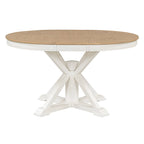 Table de salle à manger extensible ovale de ferme 54 - S.O.