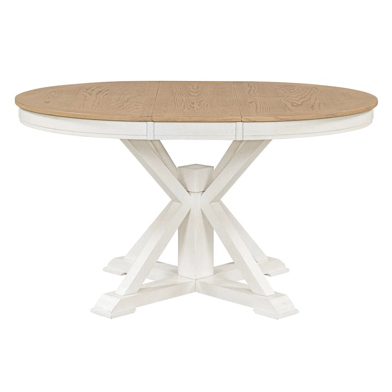 Table de salle à manger extensible ovale de ferme 54 - S.O.