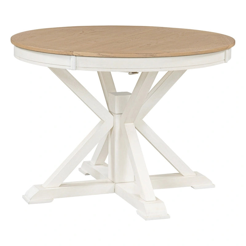 Table de salle à manger extensible ovale de ferme 54 - S.O.