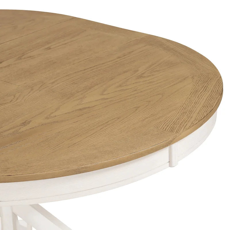 Table de salle à manger extensible ovale de ferme 54 - S.O.