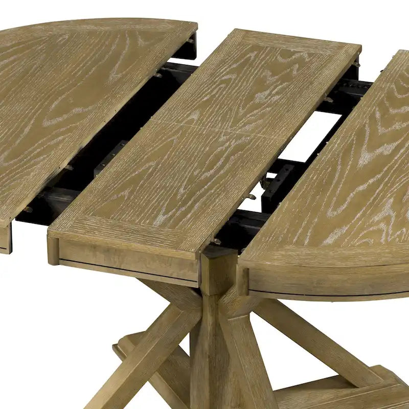 Table de salle à manger extensible ovale de ferme 54 - S.O.