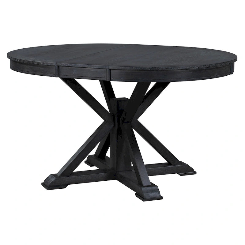 Table de salle à manger extensible ovale de ferme 54 - S.O.