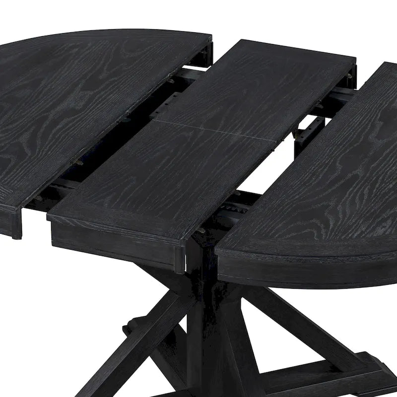 Table de salle à manger extensible ovale de ferme 54 - S.O.