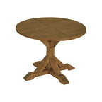 Ensemble de salle à manger 6 pièces de style rustique pour 6 personnes avec table ovale extensible